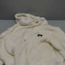 Verdusa Men's 2 Piece Tracksuit Sets Fleece Fuzzy Hooded Sweatshirt and Shorts (X-Large, Apricot)