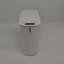 TIPGO Automatic Motion Sensor Bathroom Trash Can with Lid, 2.6 Gallon Touchless Trash Bin, Smart Garbage Can Plastic Slim Wastebasket for Bedroom, Office, Dorm (White)