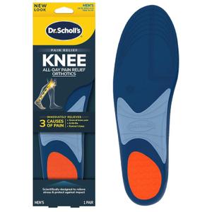 Dr. Scholl's Knee All-Day Pain Relief Orthotics - Insoles for Immediate and All-Day Knee Pain Relief Including Pain from Osteoarthritis and Runner’s Knee, Size 8-14, 1 Pair, Trim to Fit Inserts