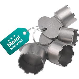 4 Pieces 304 Stainless Steel Faucet Aerator Key, Aerator Removal Tool with 4 Sizes (M24, M21.5, M18.5, M16.5), Compatible with Cache Faucets