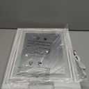 Lighted Makeup Mirror, Hollywood Vanity Mirror with Lights, Three Color Lighting Modes, Smart Touch Control, Rotation, Desk Makeup Mirror for Desks Bedroom Dorm Dressing Room (9.48"x11.81")