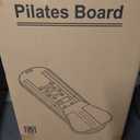 Pilates Board, Multifunctional Rebound Abdominal Board, Foldable Pilates Reformer Set, Ab Core Trainer Machine, Ab Exercise Board, Abs Workout Equipment for Women Home Gym Equipment, Purple