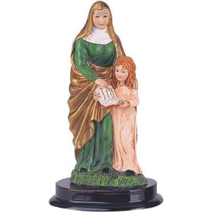 ICE ARMOR 5" H Saint Ana Statue Holy Figurine Religious Decoration Office Desk/Home/Living Room/Table Decor, Perfect House Warming Gifts for New Home ICE ARMOR 5" H Saint Ana Statue Holy Figurine Religious Decoration Office Desk/Home/Living Room/Table Decor, Perfect House Warming Gifts for New Home