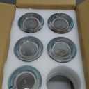 Clear Glass Bottles 12 Oz - 375ml [Pack of 6] for Wine Beverages Drinks Oil Vinegar Kombucha Beer Water Soda with Cork Stopper Airtight Lid