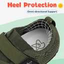 LeIsfIt Kids Girls Boys Shoes Wide Barefoot Shoes Kids Anti-Slip Sneakers Lightweight Hiking Sneakers for Toddler Little Big Kid (Green)