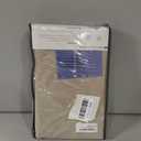 Faux Linen Total Blackout Curtains for Bedroom 84 Inches Long, Plaza Taupe, Size: 50"W x 84"L (Pack of 2)