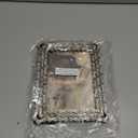 Top Brass Bicycle/Motorcycle Chain Picture Frame 5" X 7" Photo - Faux Bike Chain