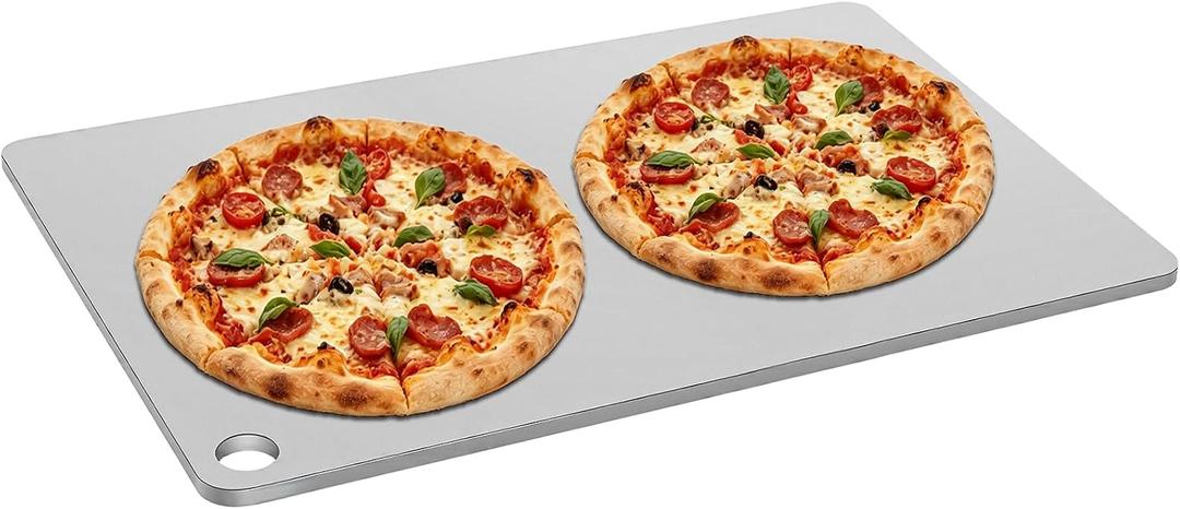 Pizza Steel for Oven & Grill 20"x14" Baking Steel 1/4'' Thick, 20"x14"x0.25''