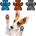 SCENEREAL Dog Paw Protector Anti-Slip Grips to Keeps Dogs from Slipping On Hardwood Floors, Best for Summer Hot Pavement, Dog Shoes Booties Socks Replacemen S 48 Pieces (S: 1.6"x1.3"(L*W), Gray & Orange & Blue 48pcs 12sets)