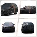 Cover for Toyota RAV4, Custom Fit RAV4 Cover 2006-2025, Car Cover Waterproof All Weather for Automobiles,Full Exterior Covers with Door Zipper/Reflective Strip, Outdoor Car Cover Sun Snow Protection
