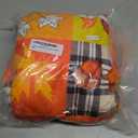 Luxury Fall Throw Blanket for Couch - Super Soft Flannel Autumn Blanket with Pumpkins Maple Leaves Gnomes Buffalo Check Plaid Patterns, Cozy Lightweight Throw for Sofa, Bed, Living Room, 40"x30"