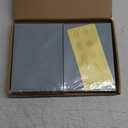 50PCS A7 Dusty Blue Envelopes with Adhesive Self-Sealing, 5.3 x 7.6 inches, Perfect for 5''x7'' Weddings Invitation, Quinceanera Invite Envelope (Pearl White Liner + Dusty Blue)