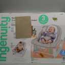 Ingenuity Keep Cozy 3-in-1 Grow with Me Vibrating Baby Bouncer Seat & Infant to Toddler Rocker, 0-30 Months Up to 40 lbs (Linden)