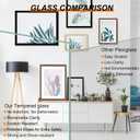 20x24 Picture Frame Set of 2, 20 x 24 Wood Poster Frames with Mat for 16x20, Wooden Photo Frames with Tempered Glass Cover for Wall Display, Gold, 20x24-2Pack