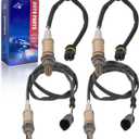 O2 Oxygen Sensor Upstream Downstream - Replacement for BMW 320I 323I 325XI 328I 330XI 525I 528I 530I X3 X5 Z3 Z4 M52 M54 Land Rover Range Rover Replaces 234-4672 234-4683 13477 15109 4PCS