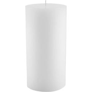 Mister Candle Non Scented Luxury 4 x 8 Pillar Candle, Hand Poured White Unscented Candle for Home Decor, Premium Paraffin Wax, Smokeless & Dripless, 160 Hour Burn Time