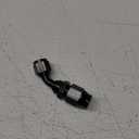Fragola Fitting, Hose End, Race-Rite, PTFE Hose, 45 Degree, 8 an Hose to 8 an Female, Swivel, Aluminum, Black, Each