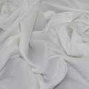 Minerva Recycled Polyester Matt Satin Fabric Ivory - per Yard