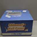 COKAOBE Black Shimmer Wall Backdrop, 24PCS Square Sequin Shimmer Backdrop Panel, Photo Backdrops for Birthday, Anniversary, Wedding, Graduation & Bachelorette Party Decoration