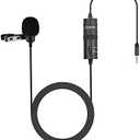 BOYA by M1 Lavalier Microphone for Smartphones Canon Nikon DSLR Cameras Camcorders Audio Recorder PC