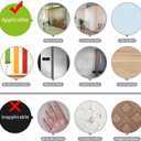 Magnetic Chalkboard Wallpaper Stick and Peel, 18" x 39"Chalk Board Contact Paper with Adhesive on Wall for School, Office, Kitchen Fridge, Drawing