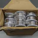 16Pack 9 oz Stainless Steel Container Stainless Steel Snack Containers with Lids Metal Food Storage Containers Leak Proof Metal Lunch Box