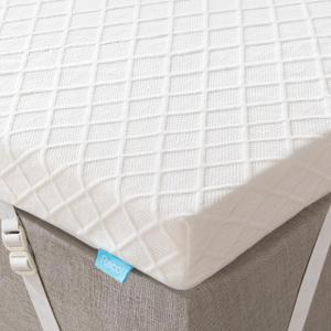 RECCI 2 Inch TwinXL Memory Foam Mattress Topper, College Dorm Pressure-Relieving Mattress Topper for Back Pain, Non-Slip Design with Removable & Washable Cover, CertiPUR-US Certified, TwinXL Size