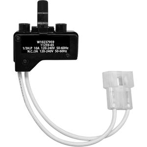 WPW10237959 Dryer Door Switch for Whirlpool, Roper, Maytag, Kenmore, Amana Dryers - Replaces W10237959, AP6017525, 1548433, PS11750824, EAP11750824