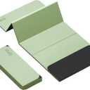 WEILA 1/2 Inch 70"x24" Foldable TPE Yoga Mat, Thick Non Slip Pilates Mat