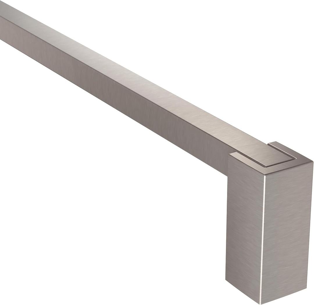Moen Kyvos Brushed Nickel 18-Inch Single Modern -Towel Bar, BP3718BN