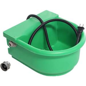 Automatic Heated Dog Bowl 1.3gal 100W Outdoor Thermal Water Dispenser Built-in Thermostat for Pet Livestock Cattle Sheep and Horse in Winter