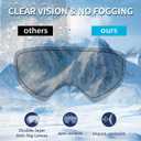 2 Pack Motorcycle Dirt Bike Goggles for Men Women, MX UTV Racing Riding Windproof Dustproof Goggles, Off Road Goggle (Black Frame Colored Lens and Black Frame Gray Lens)