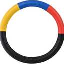 GG Grand General 54029 Half black w/yellow, blue and red Steerling Wheel Cover