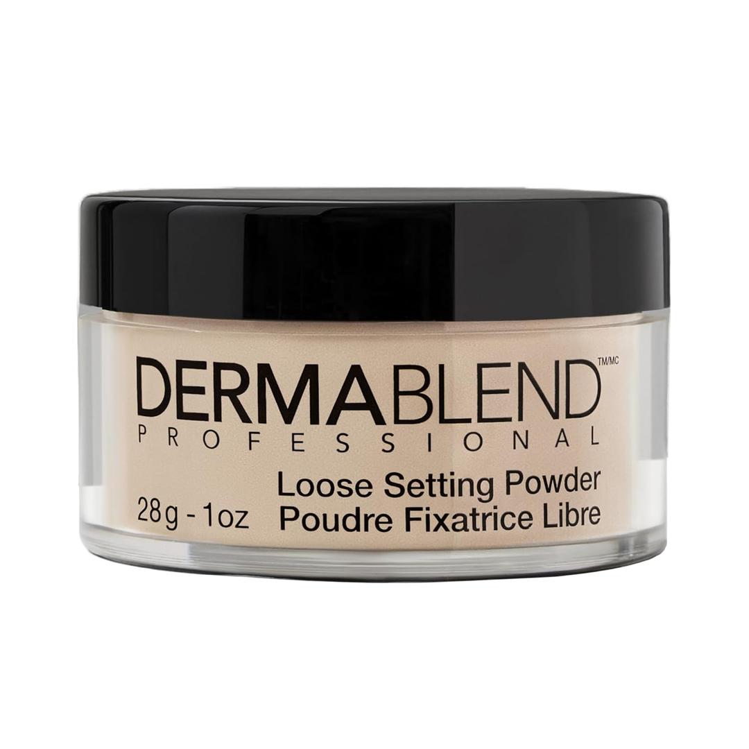 Dermablend Loose Setting Powder, Face Powder Makeup & Finishing Powder, Mattifying Finish and Shine Control