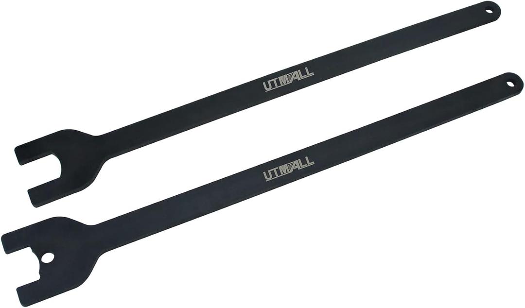 2PCS Viscous Fan Clutch Spanner Wrench Tool Set for Land Rover Range Rover 4.2 4.4 TD V6 303-1142 303-1143