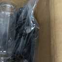Dandat 100 Pcs Plastic Juice Bottles with Caps Clear Shot Bottles Bulk Empty Reusable Clear Beverage Containers with Lids, Label, Pen for Milk, Drinking, Potion, Ginger Shots, Whiskey(6 oz)