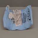 Sunbeam Standard Size Heating Pad, 12"x 15", For Back, Neck, Shoulder, and Period Cramp Pain Relief, 3 Heat Settings, Compact Storage Solution, Auto Shut-Off, Machine-Washable, Gifts For Mom & Wife, FSA/HSA Eligible, Grey (Large, Light Blue)