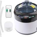 ZONEMEL Sauna Steamer, 4 L Large Capacity Portable Steam Generator with Remote Control, Stainless Steel Pot, Spa Machine with Timer Display for Body Detox