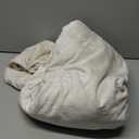 BEDELITE Flannel Sheets Queen Size White Super Soft Fleece Sheets Set Fluffy Extra Plush, 4 Piece (Includes Fitted Sheet, Flat Sheet, 2 Pillowcases)