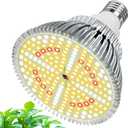 30W LED Grow Light Bulbs Full Spectrum, 3500 Lumen Plant Light Bulb, 320W Equivalent Plant Grow Light Bulb, Grow Bulb E26 Base, Grow Light for Indoor Plants, Pack 1