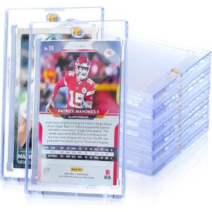 QTYORD 15 Pack 35PT Magnetic Card Holder for Trading Cards, One-Touch Card Case Holder for Baseball Football Sports MTG TCG Collectable Cards