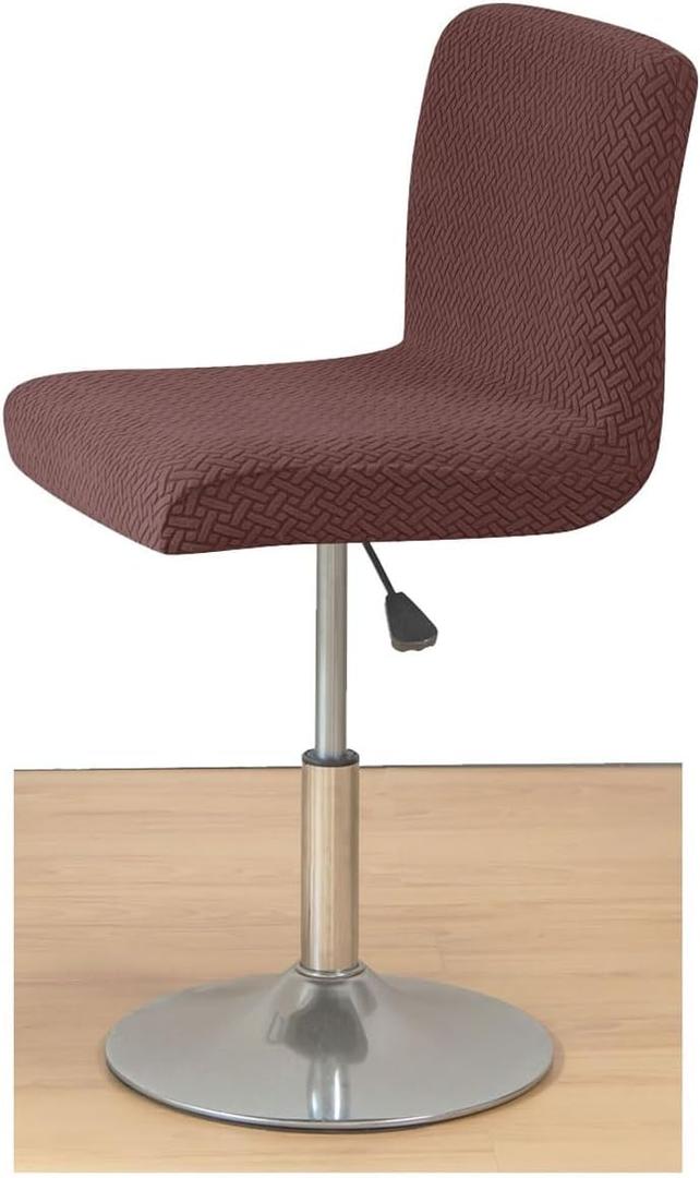 Pub Counter Bar Stool Cover, Brown 40 x16 in