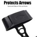 Quick Release Bow Quiver, 6 Arrow Archery Quiver Holder, Easy Installation, Universal for Compound Bow and Recurve Bow | Archery Quiver Holder, Detachable Arrow Quiver