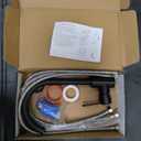 Freestanding Laundry Utility Sink, 28.3" x 19" x 32.3" Ceramic Utility Sink with Washboard Set with Bracket and Drain Kit for Laundry Room, Utility Room, Garage, Basement, Outdoor and Indoor