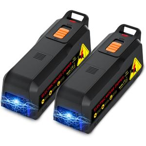 X-PEST Electronic Mouse Trap 2 Pack  Electric Mouse Trap Zapper for Indoor & Outdoor Use, Reusable Rodent Trap, No Touch No See, Effective Mice & Mouse Control