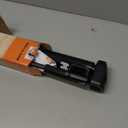 Reinforced 60" Wide Retractable Baby Gates with Upgraded Rods - Bottom Anti-Escape, 5 ft Mesh Baby Gate Retractable Dog Gate Indoor Pet Gate Retractable Stair Gate Outdoor Retractable Gate, Black ((33" Tall x 60" Wide))