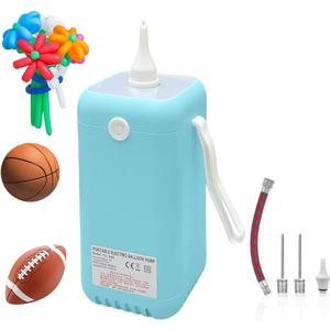 Electric Balloon Pump,4-in-1 Portable Electric Air Balloon Blower Machine for All Balloons, Air Pump for Sports Balls, Inflator& Deflator for Inflatables
