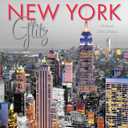 Graphique 2024 New York Glitz Wall Calendar | 12 x 12 | Thick Paper | Home & Office Organizer | Large Monthly Grid | 3 Languages & Marked Holidays | 4 Month Preview Page for 2025