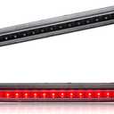 Third 3rd Brake Light LED for 2015-2020 Chevy Tahoe/Suburban, High Mount Rear Brake Lights Assembly for 2016-2019 Suburban 3500HD, Waterproof Center Cab Lamp Stop Light (Black)