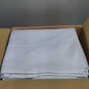 10-Pack White Round Tablecloths, 90 Inches, Stain-Resistant Polyester for 4-5 Ft Round Tables - Washable Table Covers for Weddings, Banquets, Birthday, Parties, Events